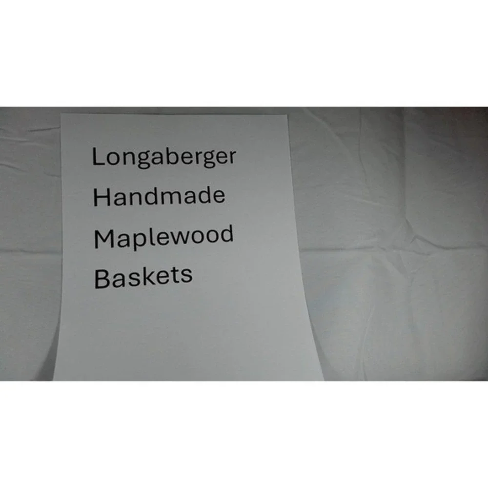 Longaberger Santa Belly Baby Basket Set - Basket and Protector - New‎